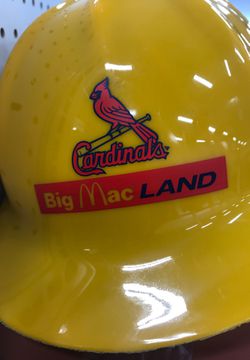 Cardinals Big Mac land hard hat 1969
