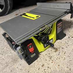 Ryobi One Hp 8 1/4 Cordless Table Saw Kit 