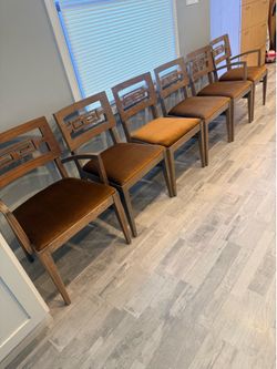 Vintage set 6 dining  chairs