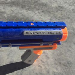 Blue Orange Nerf Gun 