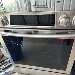 Samsung slide Glass stove