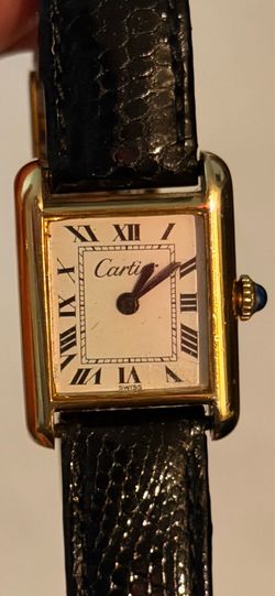 Cartier Tank Watch – 18K Gold Plated – Vintage Must de Cartier – Classic