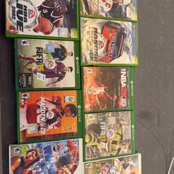 Xbox games and Nintendo Wii