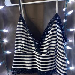 Striped Crop Top