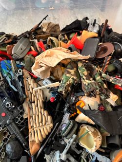 Large Lot of Action Figure Accessories GI Joes