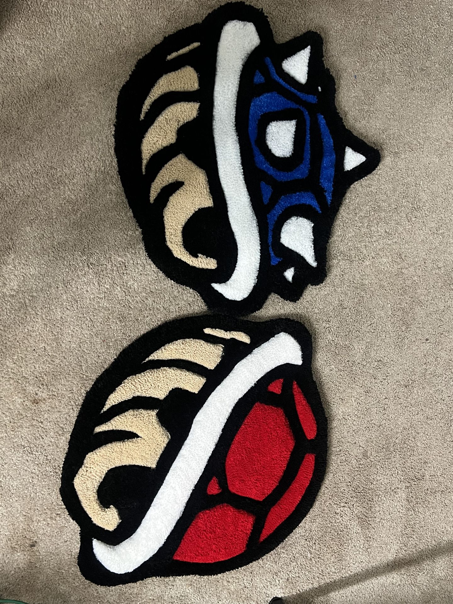 BLUE MARIO TUFT RUG