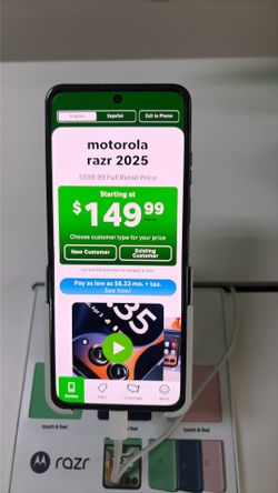 Motorola Razr 2025 only $149.99