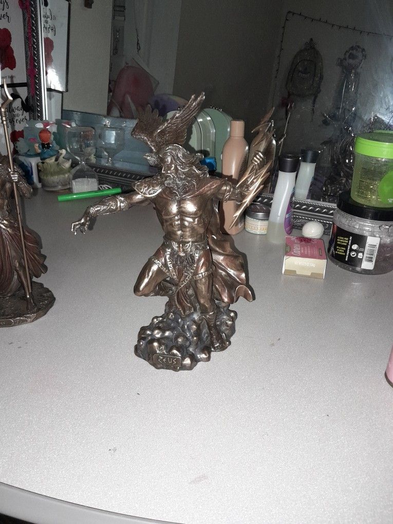 Zeus And Hades Statues