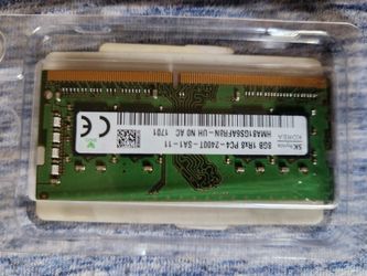 Two Seperate 8gb DDR4 RAM