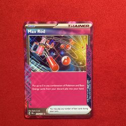 Max Rod ACE SPEC Rare SV: Prismatic Evolutions 116/131 