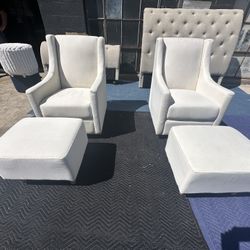 Toco Swivel Glider with Ottoman Set 