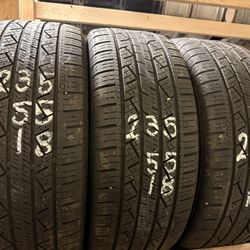 235/55 18 Set Of 3 Tires Brand Continental