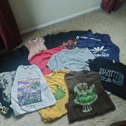 Assorted Graphic T-Shirts – Band Tees, Stoner Tees & More – Moving Sale! 🎸👕