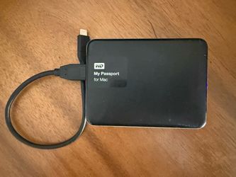 WD My Passport 2TB Portable Hard Drive, USB 3.0