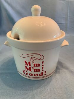Campbell soup serving holder
