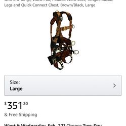 Fallteck harness and Scorpion lanyard