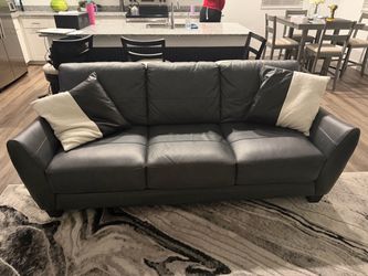 Leather Sofa, Loveseat, Chair & Ottoman