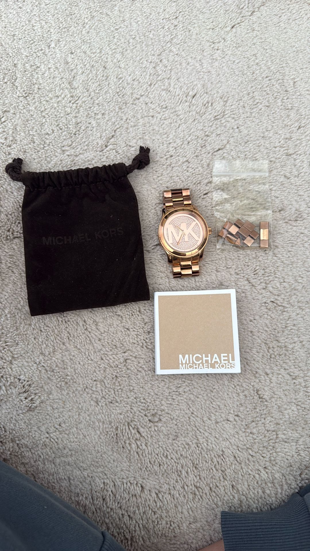 Rose gold Michael Kors Watch 