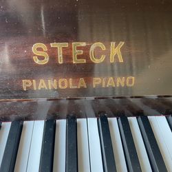 Steck Pianola Piano