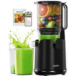Aeitto Cold Press Juicer – 5.3” Extra Large Feed Chute – OPEN BOX