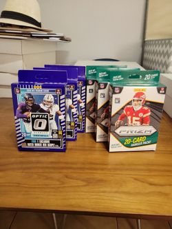2025 hanger boxes football OPTIC & Panini Prizm