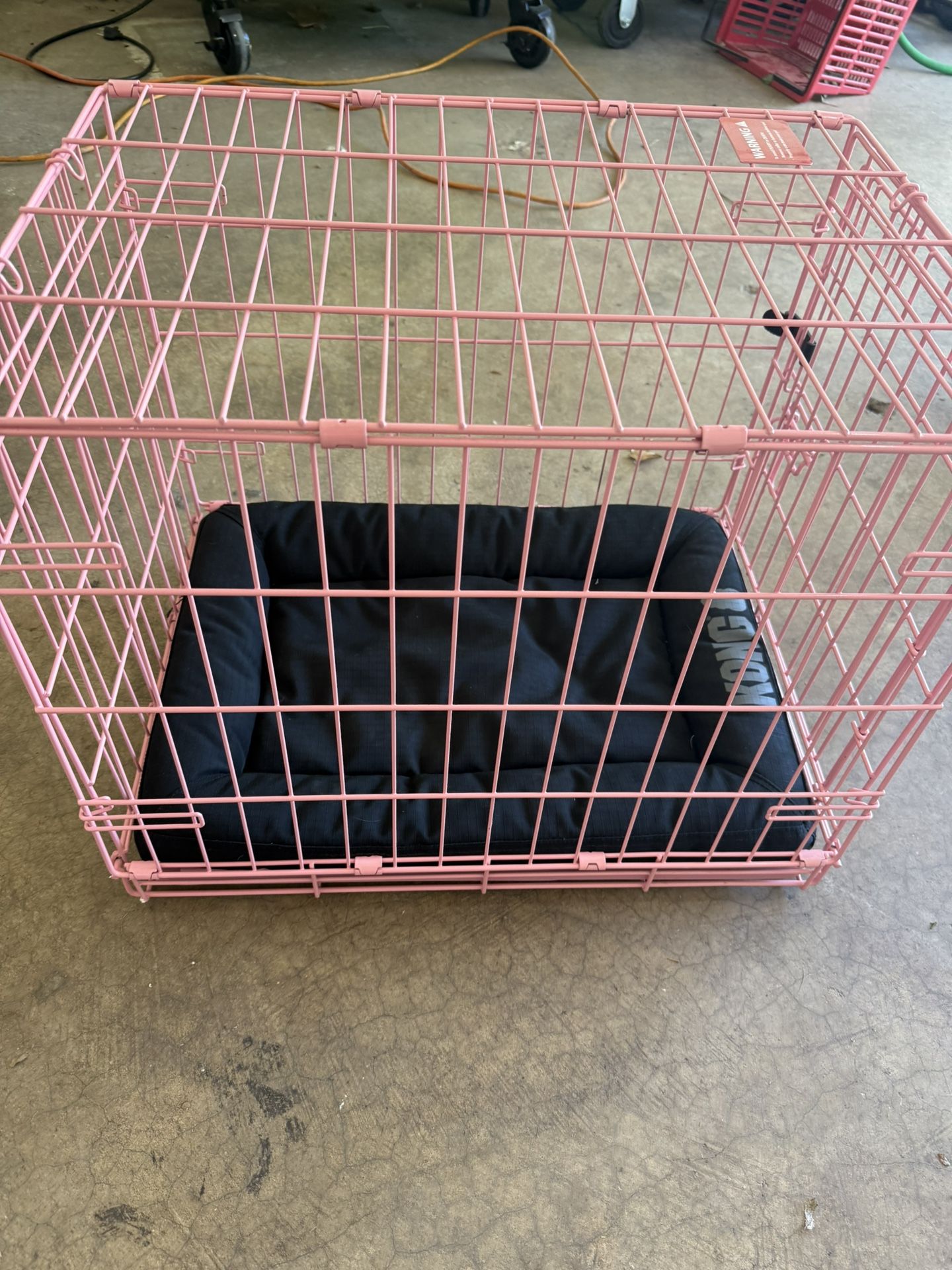 Small Dog Kennel With KONG Pad