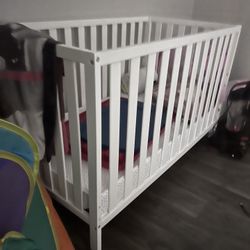 Barely used baby Items and Queen Size box Spring Available