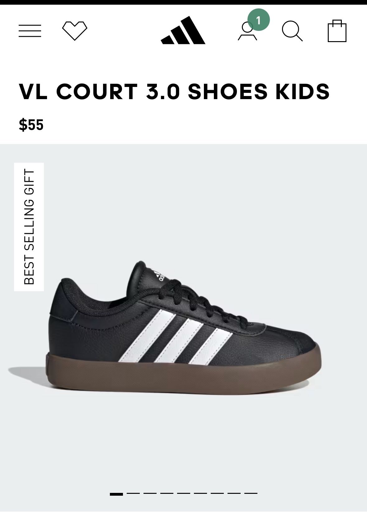 NEW Adidas vl Court 3.0k 