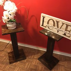 Expresso Stain Side Table Set