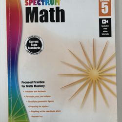 Spectrum Math 5th Grade