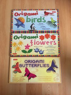 New Origami Butterflies, Birds, or Flowers
