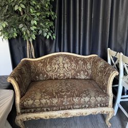 Vintage Southwood Sofa – Solid Wood, French Provincial Style