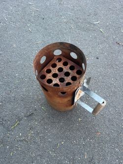 Charcoal Fire Starter - In Fair Condition, it is not Bent nor Warped. Simply Normal Wear. ONLY: $10.