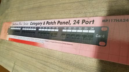 CAT6 Patch Panel 24-port