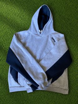 Mertra Bigstep Hoodie. Gray / Navy. Rarely Worn Medium