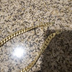 10K Yellow Gold Cuban Link Chain