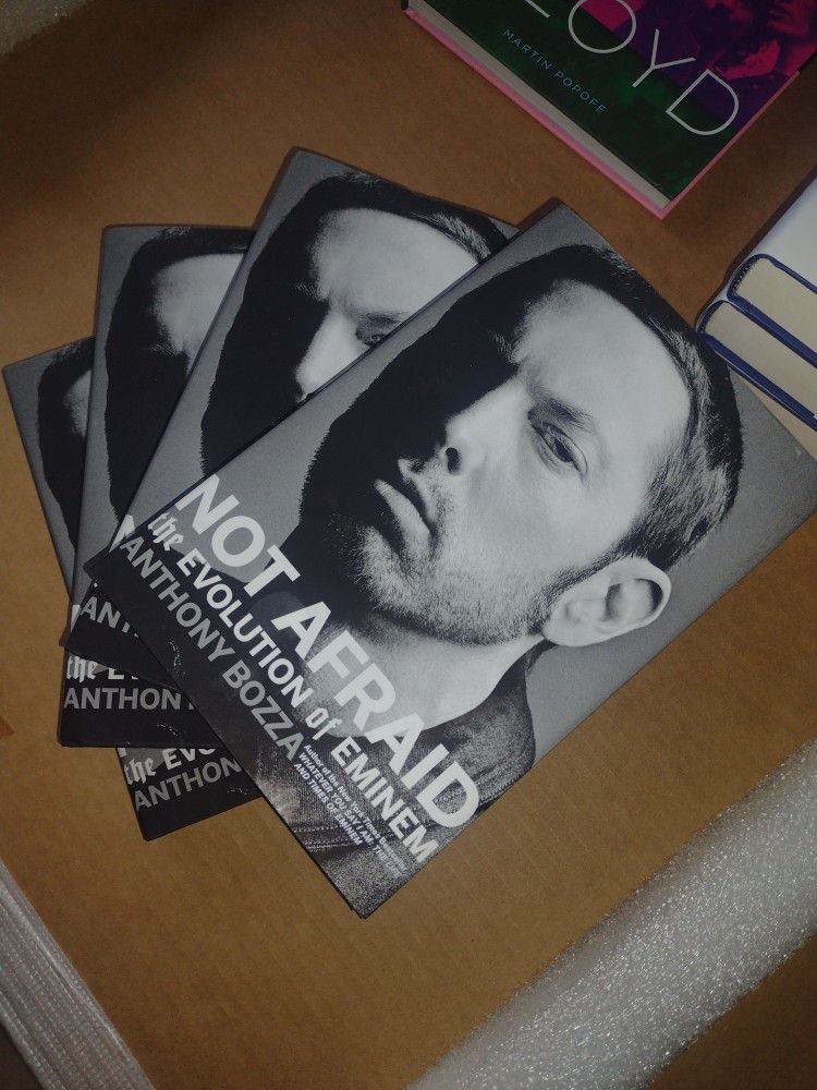 NEW EMINEM BOOK NOT AFRAID EVOLUTION OF EMINEM BY Anthony Boazza 2019