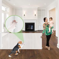 Stckokis Retractable Baby Gate  33" Tall x 96" Wide                                   #0824