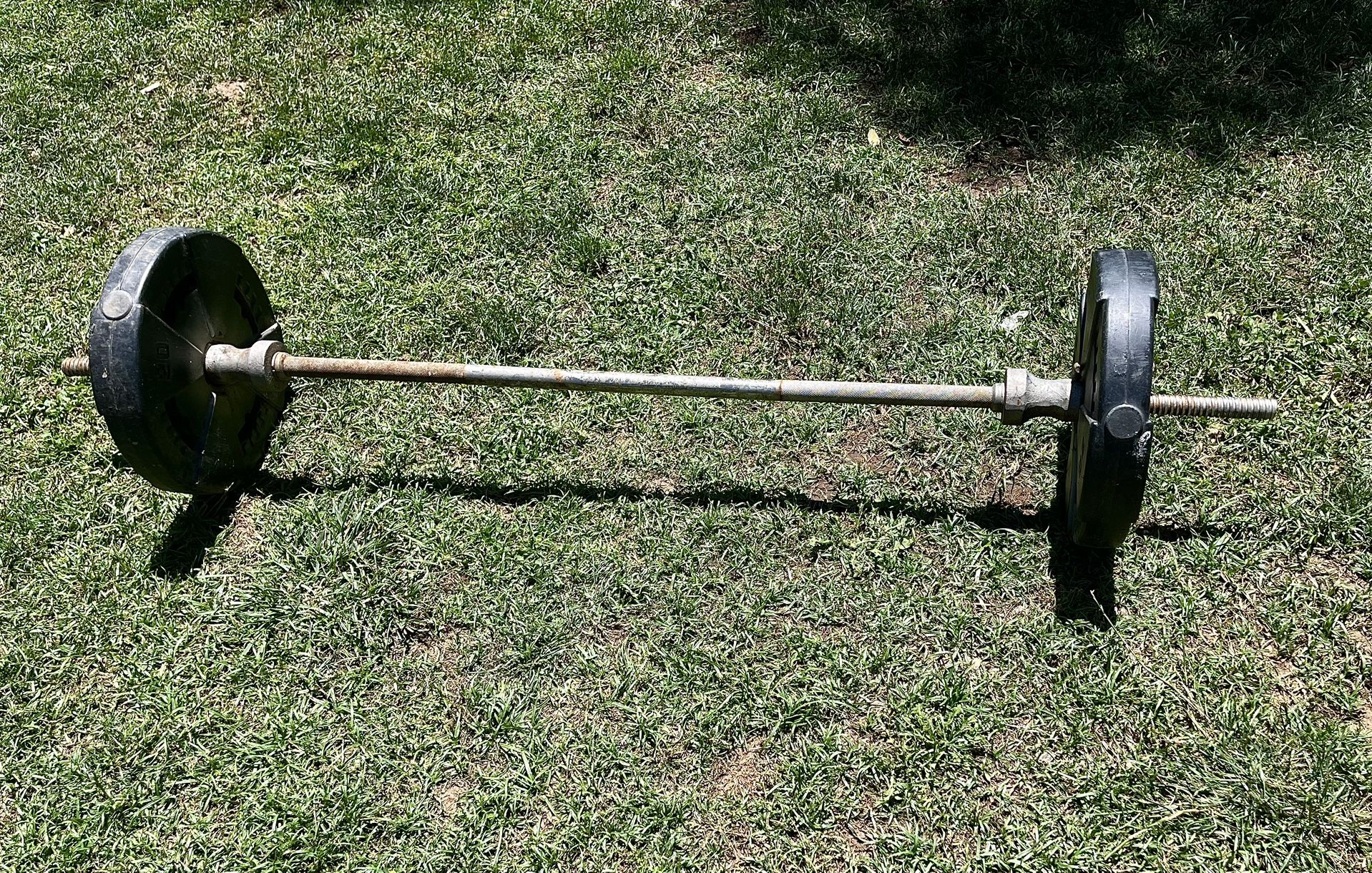 Barbell With weight Plates