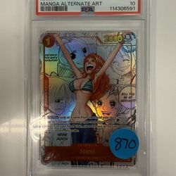 Nami Manga Prb-01 PSA 10