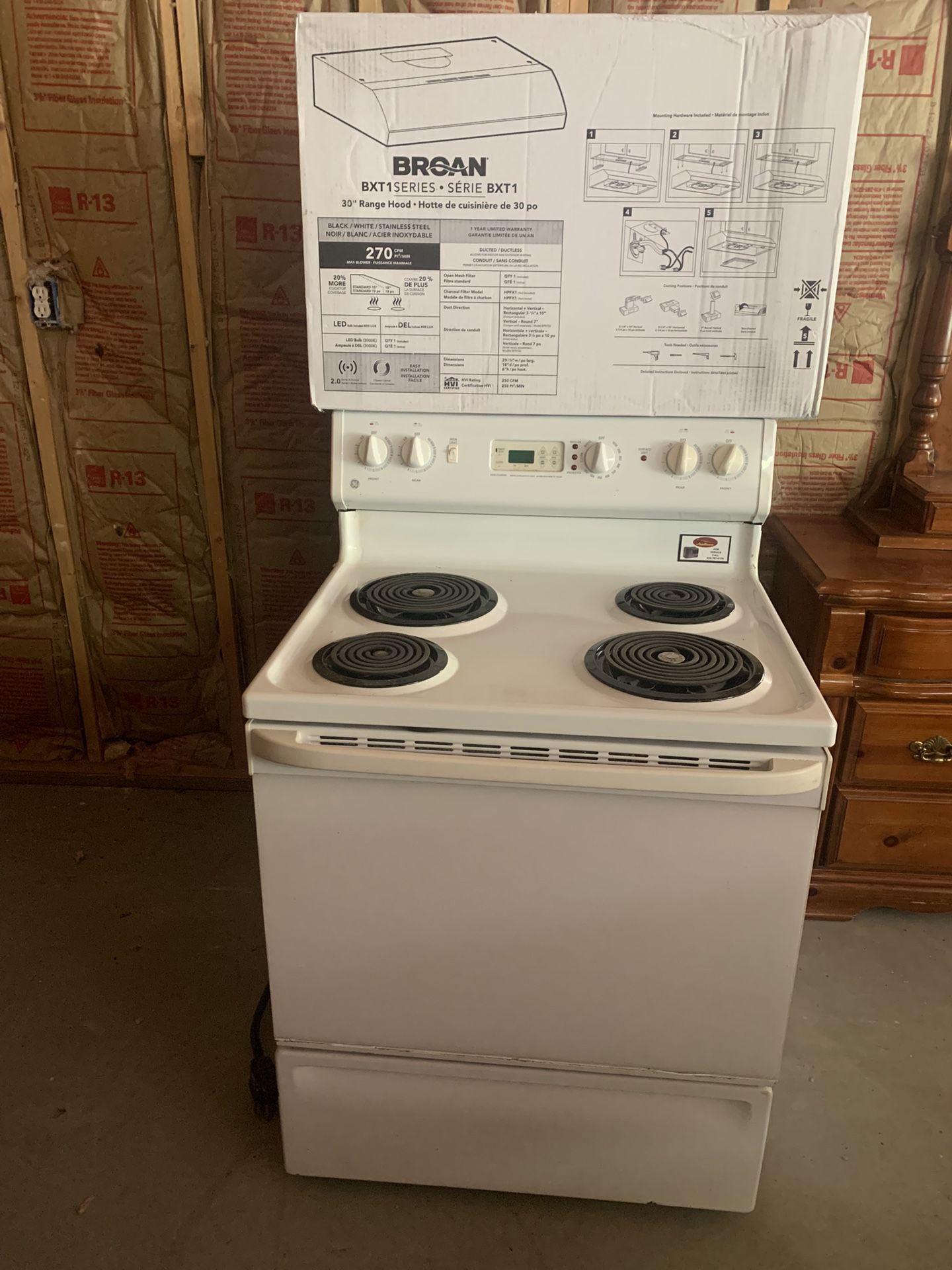 GE Stove Model 317b6641p001