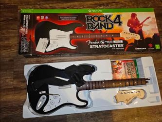 Rock band 4 guitar with game for xbox one/series x/s