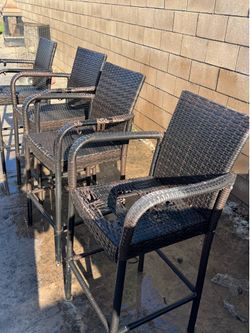 Wicker chairs