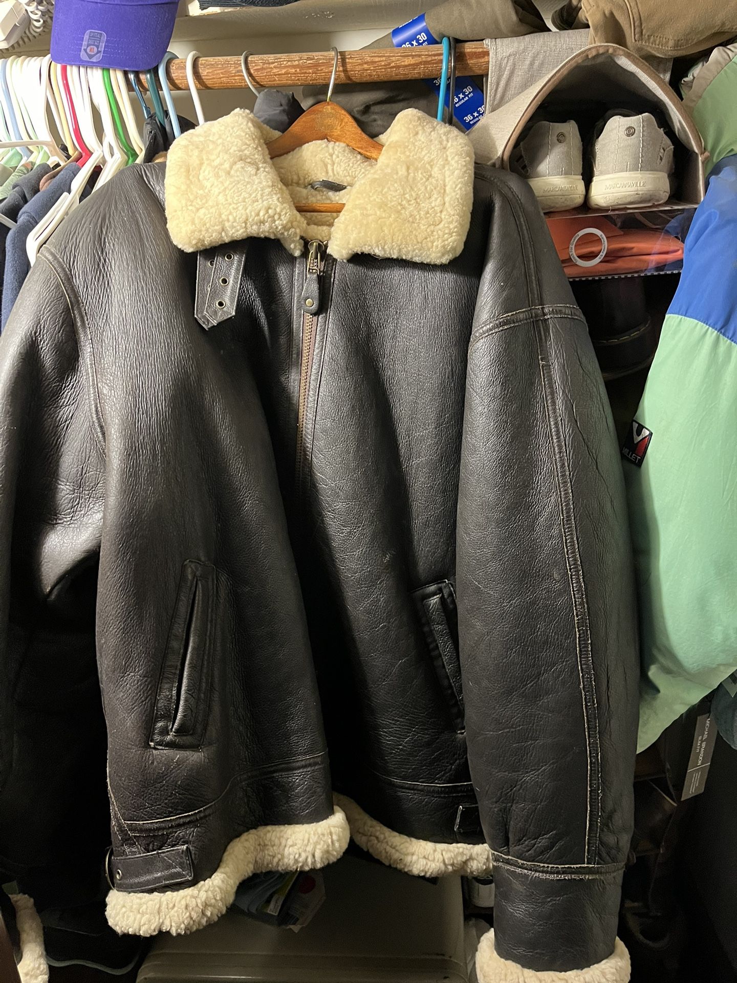 Cabela’s Sheepskin Bomber Jacket