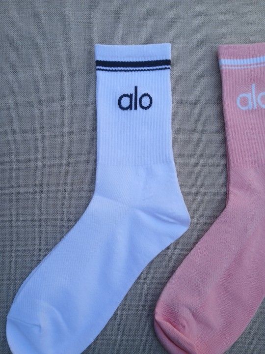 ALO UNISEX CREW SOCK MEDIUM LARGE