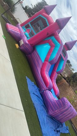 Inflatable Bounce House Water Slide Castle