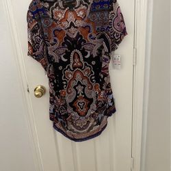 INC TUNIC BLOUSE WITH TAGS 