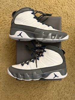 Size 9.5 (Pre owned, comes with original box) - 2026 Air Jordan 9 retro flint grey