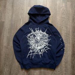 SP5DER x YANKEES Navy Hoodie (S)
