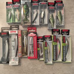 Assorted Fishing Lures NEW In The Package 